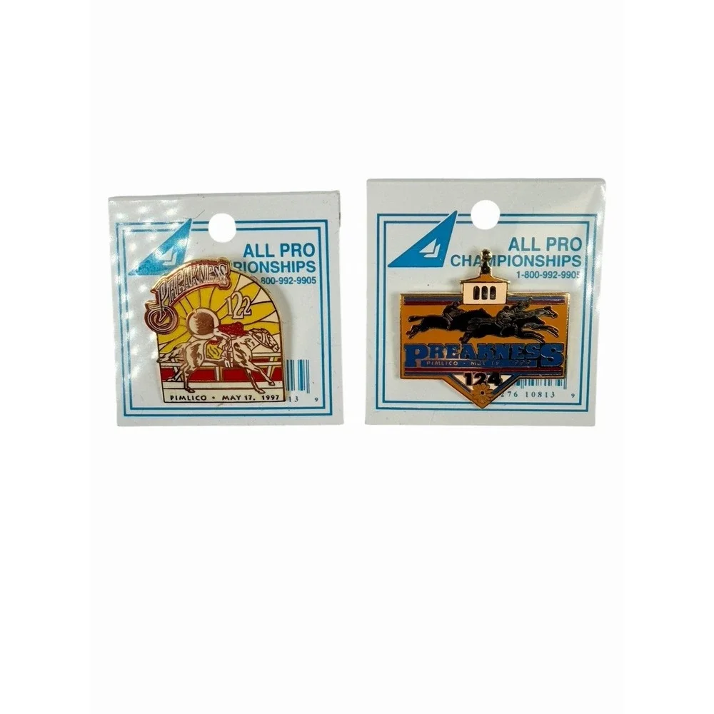 Vtg Preakness lapel pin Lot Of  19 Bundle Horse Race‎ Memorabilia Pimlico